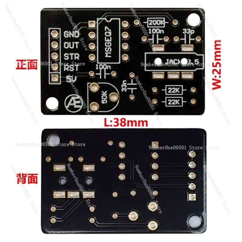 MSGEQ7 Audio Processing Graphic Equalization Filter Signal Analysis Module