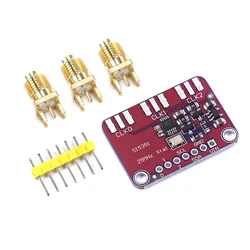 10pcs DC 3V-5V 5351 Si5351A Si5351 I2C Clock Generator Breakout Board Module Signal Generator Clock 8KHz-160MHz