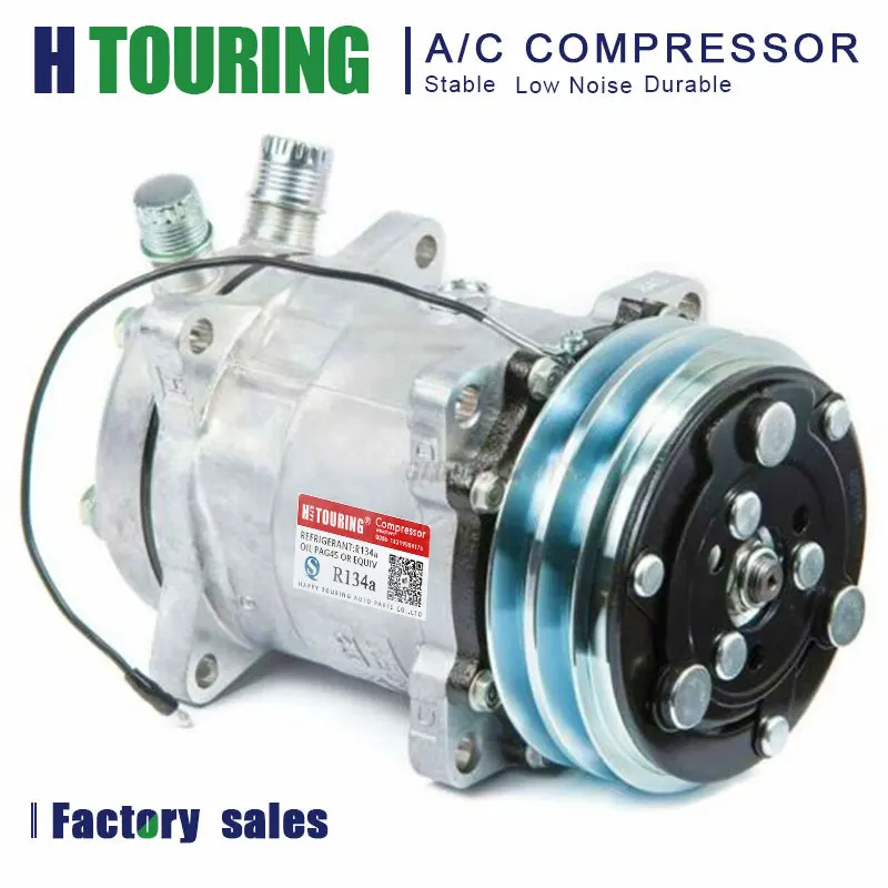 

6664 6626 4509 4510 5720 S6626 S6664 85100888 75R8382 Auto ac air conditioner compressor For SANDEN SD5H14 508 12V/24V 2GA 132mm