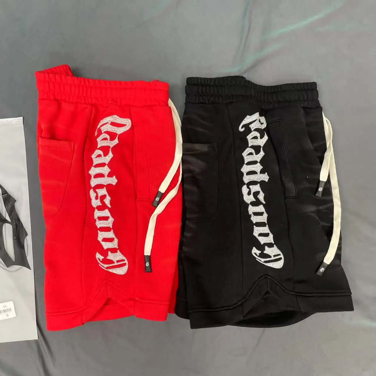 Godspeed American High Street Summer Sport Casual ricamato in puro cotone Fce Dstring orts ex Pantaloni a gamba dritta