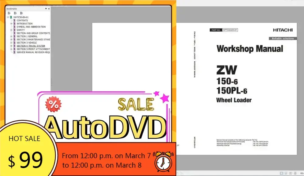 

Строительное оборудование AutoDVD Hitachi 2020, полный DVD, 38,8 ГБ, руководство по мастерской, техническое руководство и схема проводки