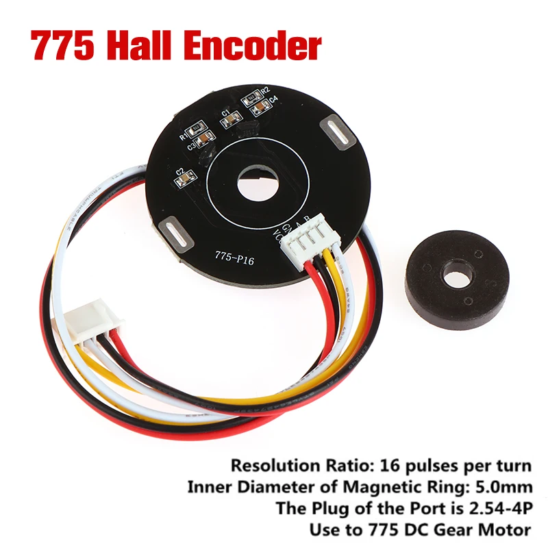 1Pc Brand New 775-P16 Double Hall Magnet Encoder Code Plate Magnetic Induction Rotation Speed Direction Sensor