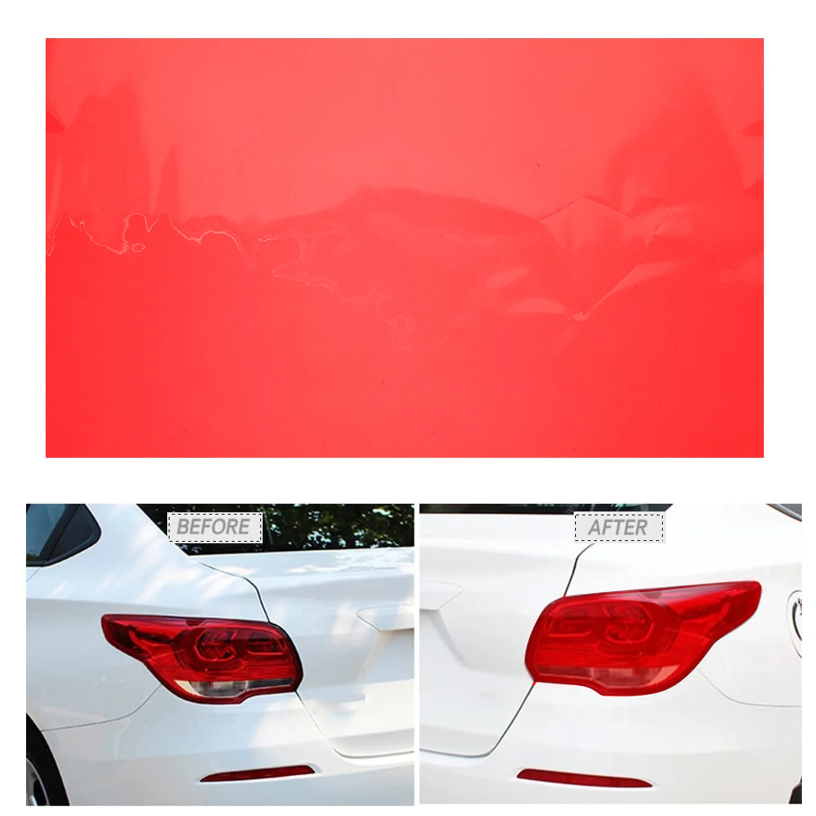 

40X120Cm Glossy Car Tint Film Self Adhesive Transparent Headlight Taillight Fog Light Color Change Vinyl Wrap Light