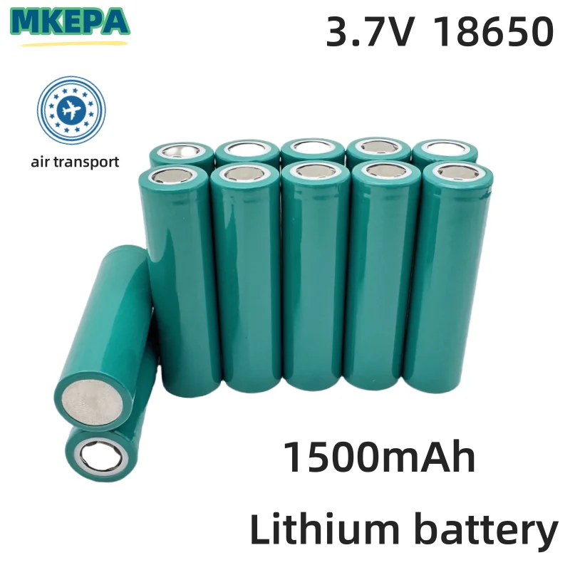 Novedad-Bateria de lítio LED Dispositivo 18650, 1500mAh, 3,7 V