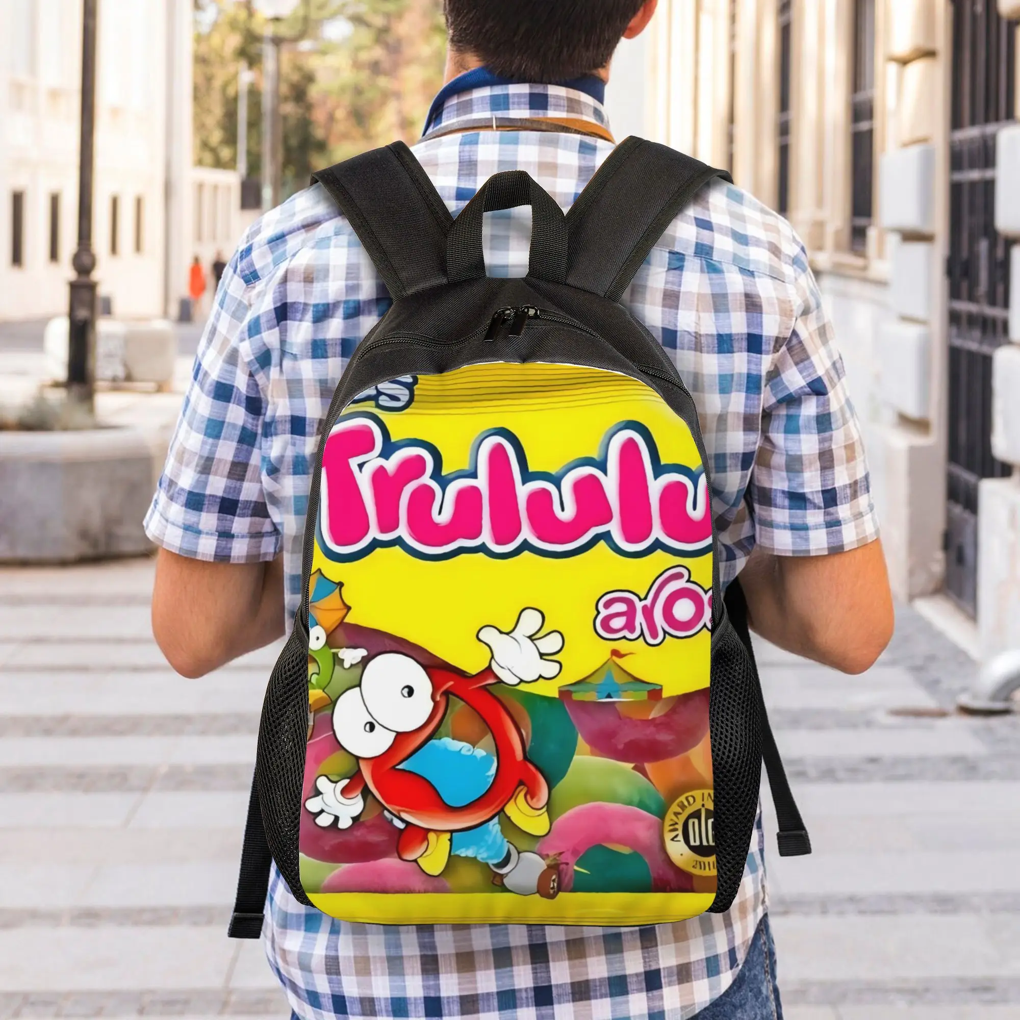 Back to school season Kawaii Trululu 3 Knapsack  For Men Women Book Pack Backpack