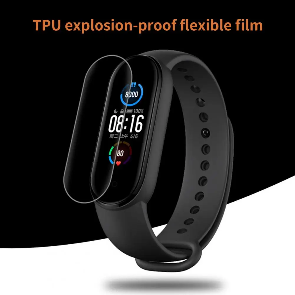 Excellent Smart Watch Full Screen Film Cover Self-adhesive Watch Screen Film Smart Watch Soft Protective Film