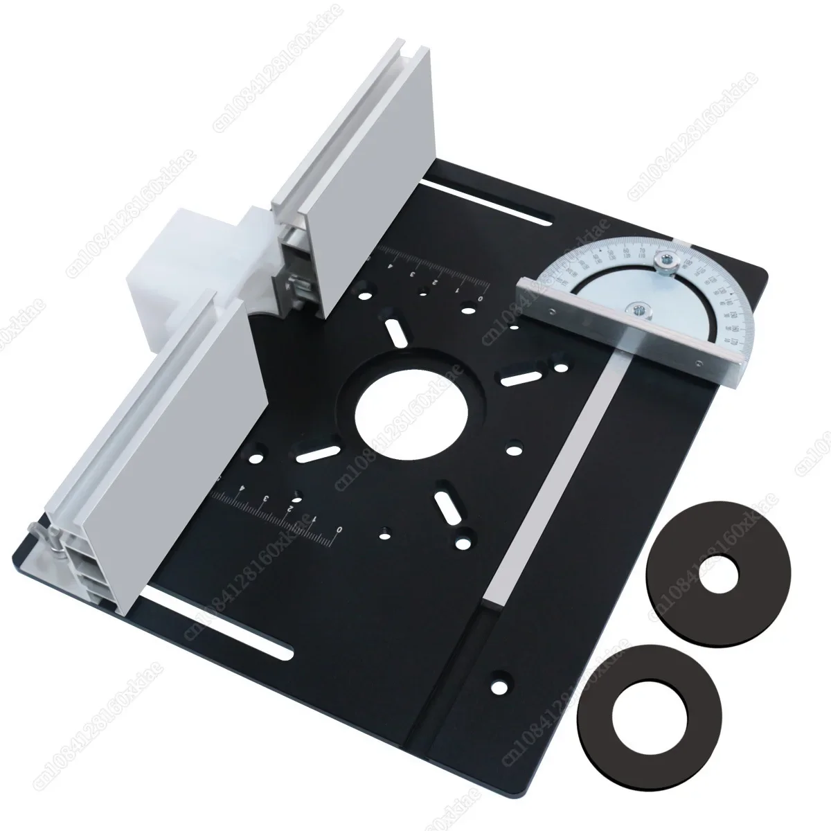 Router Table Insert Plate Aluminum Alloy Wood Milling Flip Board Trimming Machine Engraving Auxiliary Tool Woodworking Benches