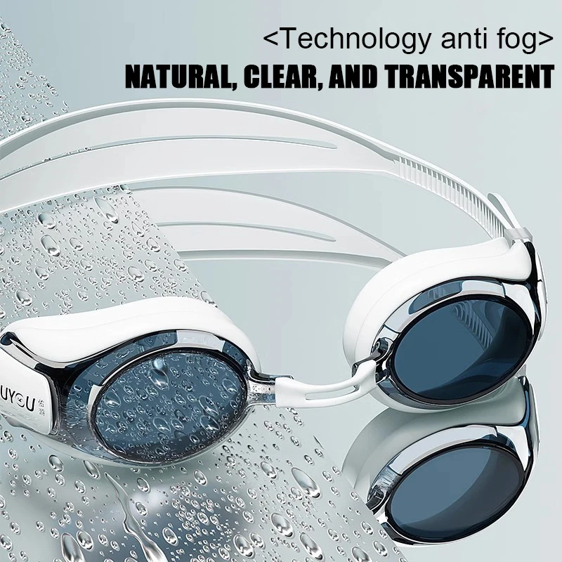 Lunettes de natation HD anti-buée, équipement de plongée professionnel étanche, 1 pièce