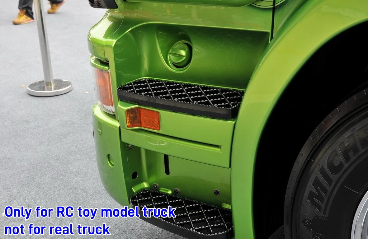 2 Stück Fußpedal-Blinker-Upgrade-Teile für 1/14 Tamiya RC Truck Tipper für SCANIA R730 R470 R620 DIY – Detail 15
