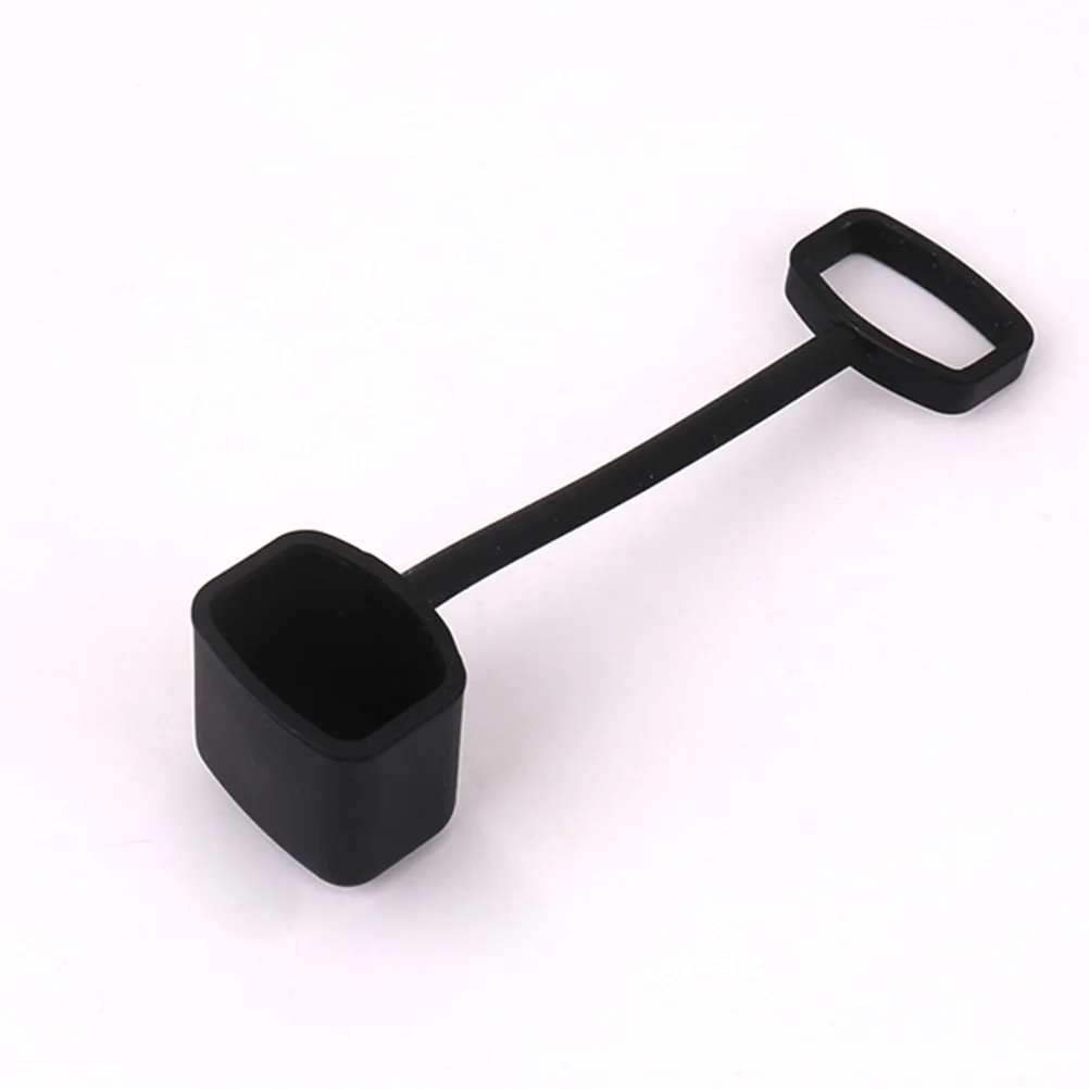 

6pcs Cover Silicone Protective Covers For Kazoo Black Durable Creative Dirt Resistant Kazoo Decorative Cover Household