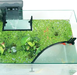 Aquarium Floating Plant Corral, Intercepting Floating Plants From Filters and Heaters, Adjustable Height with Water Level
