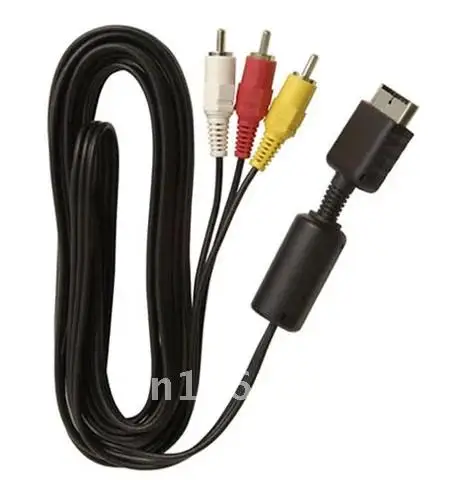 

Quality AV Audio Video Cable Cord RCA A/V 6Z For Slim PlayStation PS1 PS2 PS3 Games Accessories In Stock