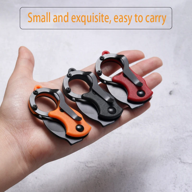 High Quality Multitool Carabiners Knife with Bottle Opener Screwdrivers and Locking Carabiner for Hiking Mountaineering