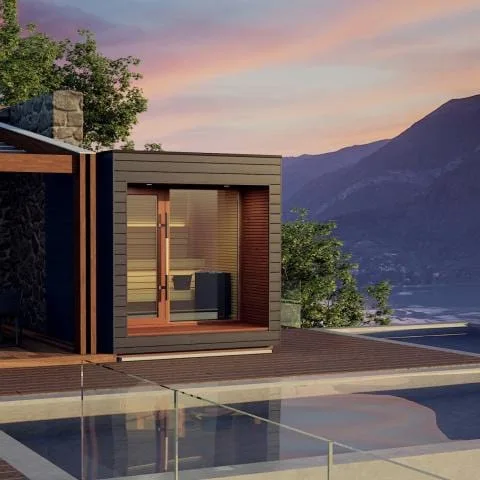 Commercial outdoor infrared sauna for 5 people
