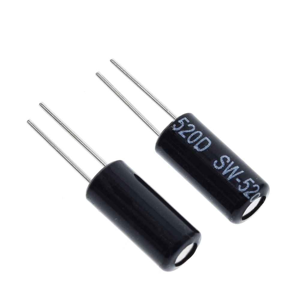 10pcs SW-520D Highly Sensitive SW-520D Metal Ball Angle Tilt Shaking Switch Vibration switch For arduino