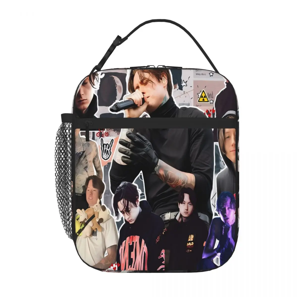 Bestselling Noah Sebastian Photo Collage Office Style Snack Bag Festival Outing Camping Lunch Bag