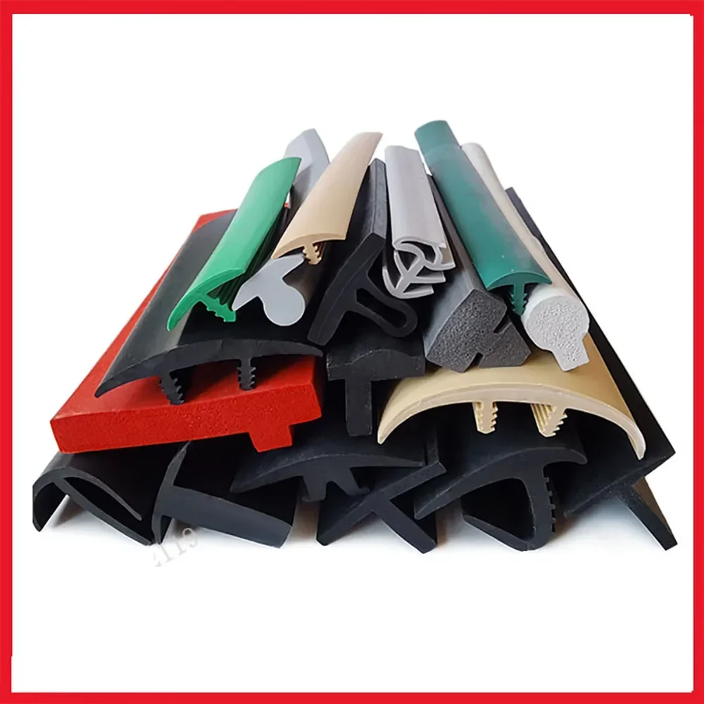 

Silicone Rubber T Shape Gap Sealing Strip T-Type Ditch Cover Decor Strips Sunroom Solar Panel Universal Door Window Weatherstrip