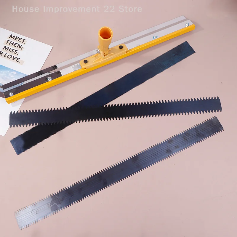 Self-leveling Scraper Standing Push Knife Tooth Height 2mm/5mm/8mm Tooth Strip Epoxy Floor Base Plate Scraper Tool