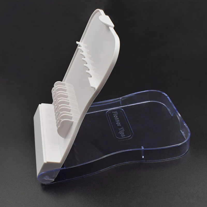 2 Pcs Water Flosser Tips Storage Box Nozzles Organizer for Waterpik Water Dental Floss Oral Irrigator Sprinkler Head Travel Case