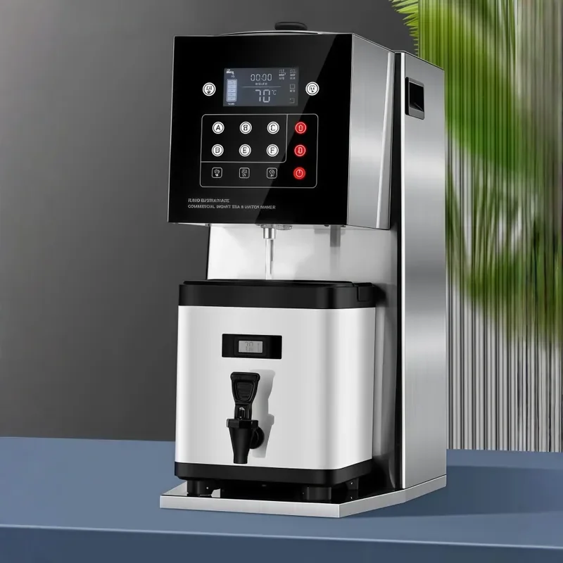 Automatic PLC Stainless Steel Tea Milk Tea Machine 5L Brewing Capacity Multi Voltage 220V 110V 380V for Farm Restaurant