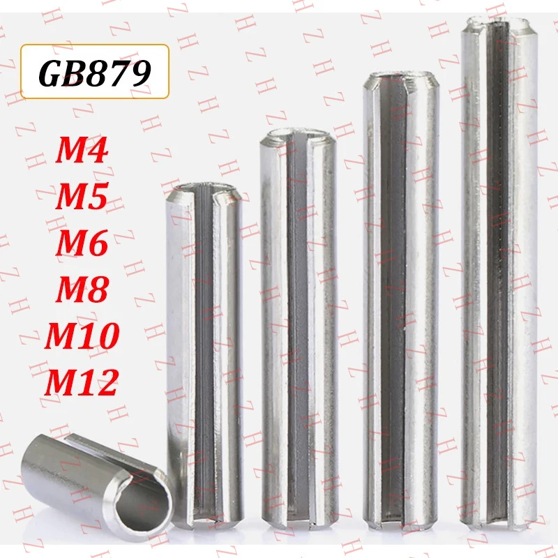 

U+ M4 M5 M6 M8 M10 M12 304 Stainless Steel Spring Type Straight Pins Slotted GB879【Wholesale private message sellers】
