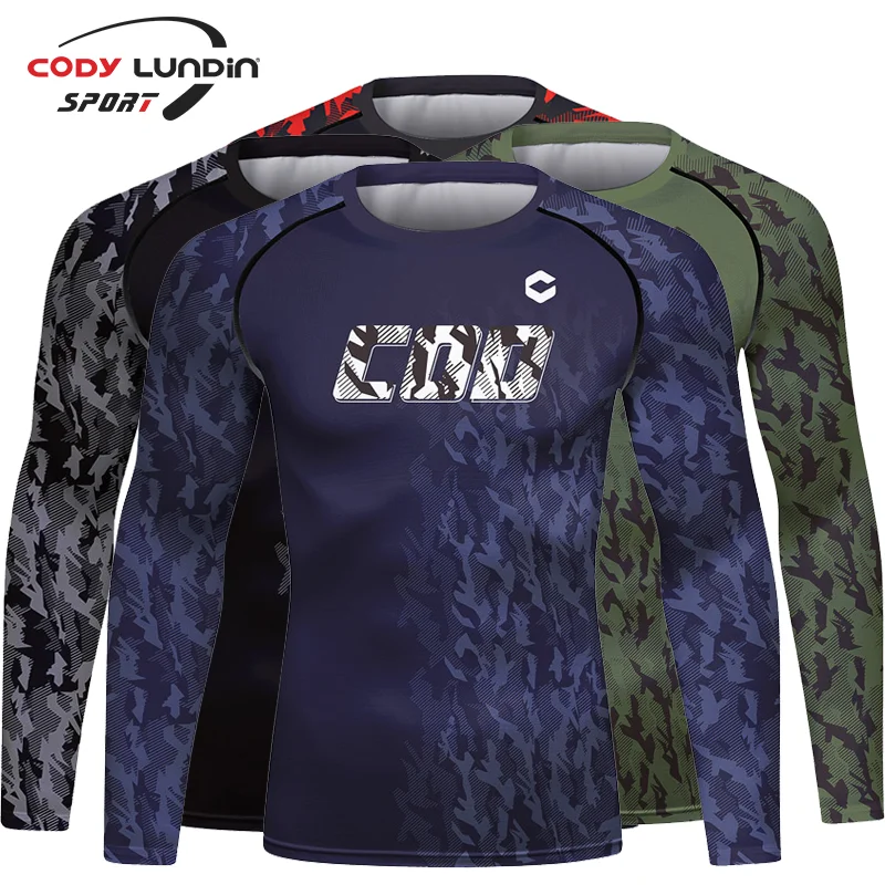 Men Cody Lundin Sun Protection Shirt Men\'s Swimming t-shirt 3d Print Men Compression Jiu jitsu gi Bjj Rashguard Kickboxing Tees