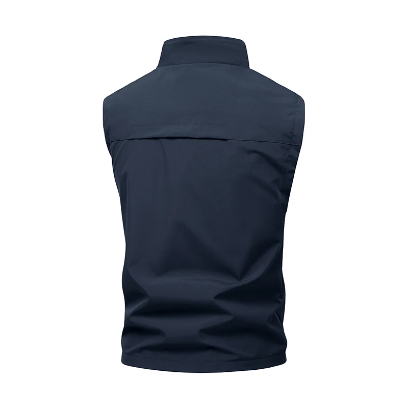 LNGXO Men Women Multi Pocket Cargo Vest Breathable Mesh Lining Sleeveless Jacket Outdoor Fishing Travel Daily Work Waistcoat