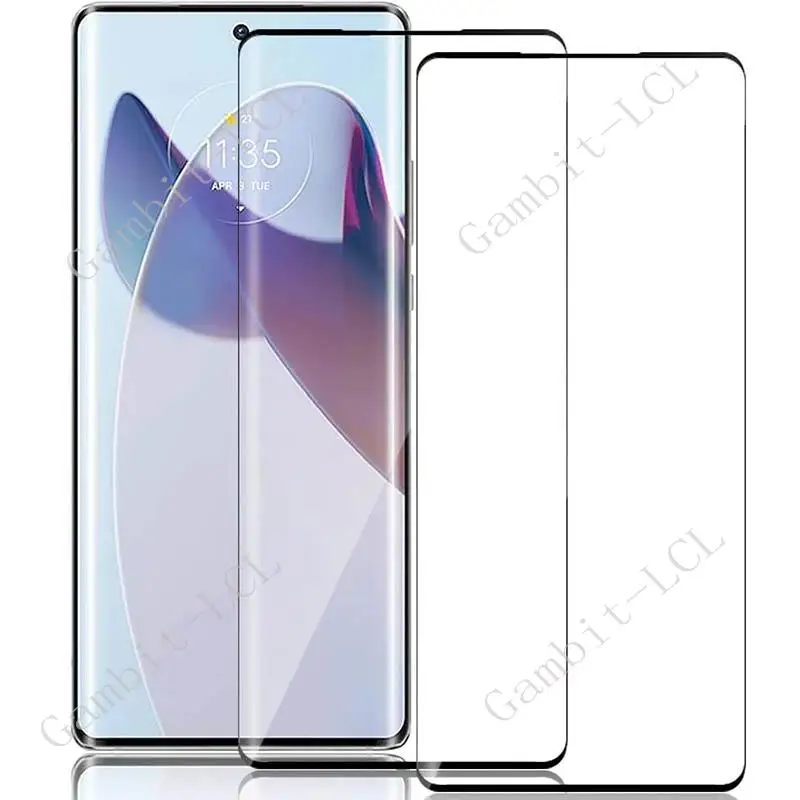 

2PCS Original Full Tempered Glass For Motorola Moto X30 Pro S30 Edge 30 Ultra Fusion Screen Protective Protector Glue Cover Film