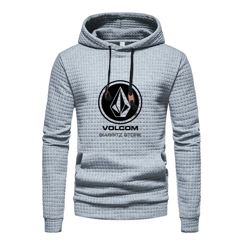 

Spring And Autumn Casual Fitness Sweatshirt, Men's Checkered Design Pullover, Fashionable and High-quality Pocket Hoodie Sweatsh