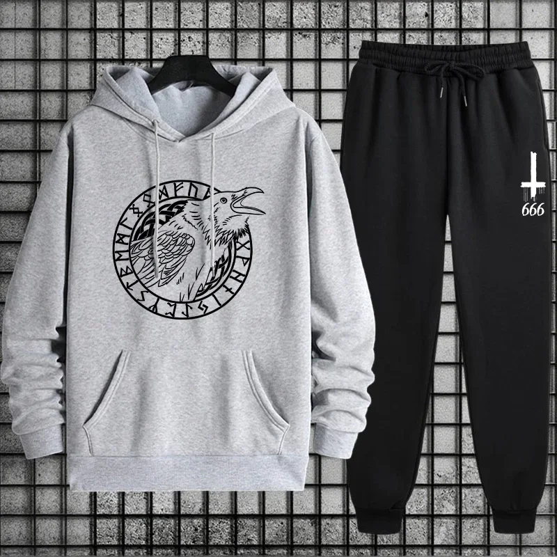 2025 Hot Sale Men's Tracksuit Hoodie and Sweatpants Autumn Winter Daily Causal Sport Jogging Suit Male Fashion Sweatshirt Outfit