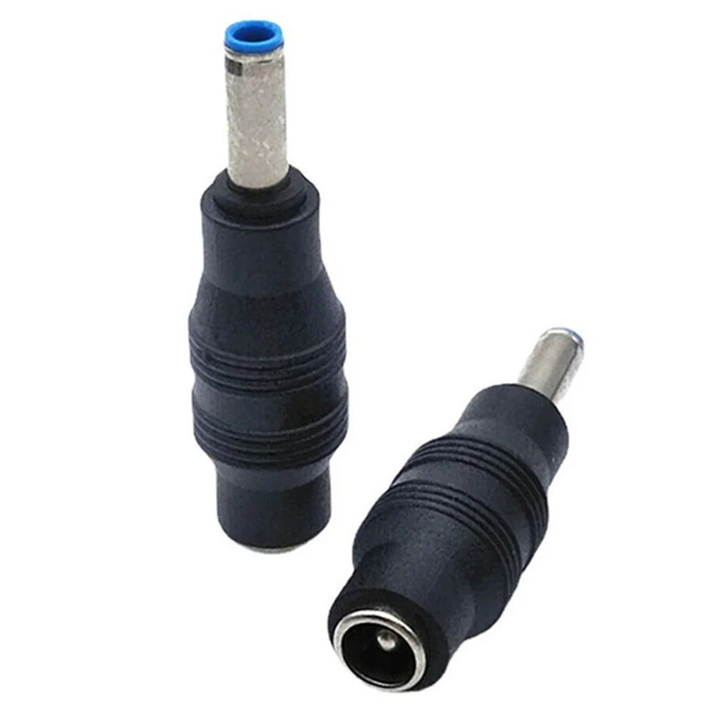 1 unidad 5,5x2,1mm hembra a 4,5x3,0mm macho DC adaptador de conector de alimentación convertidor 5,5*2,1 a 4,5*3,0mm para carga de ordenador portátil HP