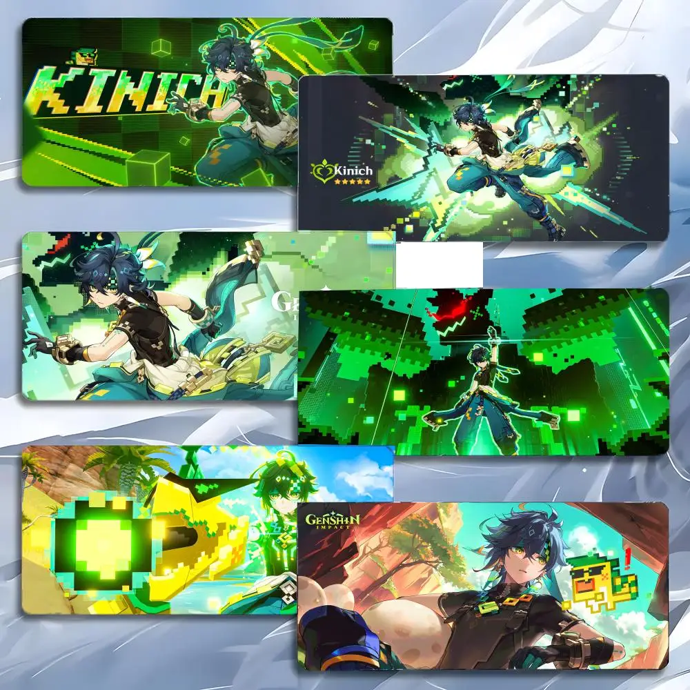 

GameCharacter Energetic Genshin Impact Kinich Mouse Pad Mousepad Large Gaming LockEdge Thickened PC Table Desk Mat