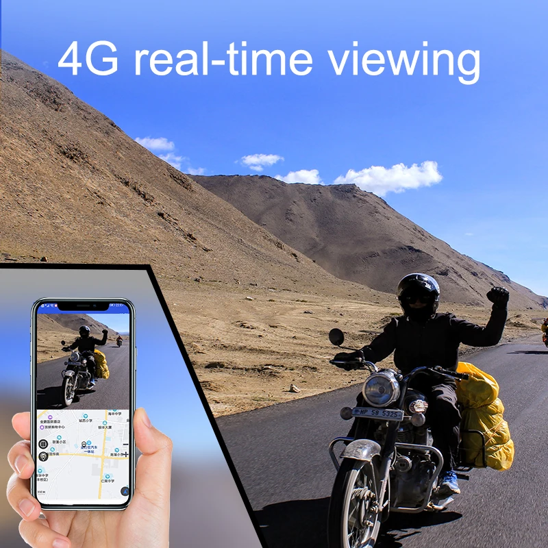 مصنع الجملة 4G المزدوج عدسة دراجة نارية Dashcam E-dog ADAS DMS وظيفة 1080p القرار مسجل فيديو AHD التكنولوجيا 1 سنة #4