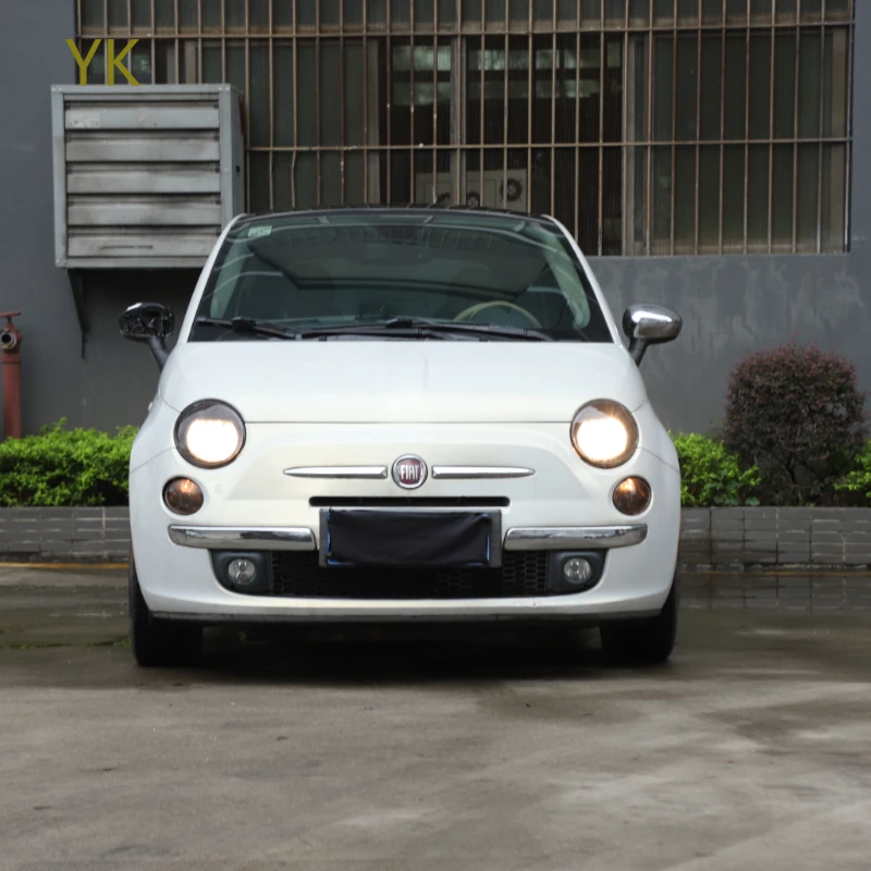 

For Fiat 500 2007-2015 TPU Black Car Front rear Headlights Decorative Film Sticker Car Accessories