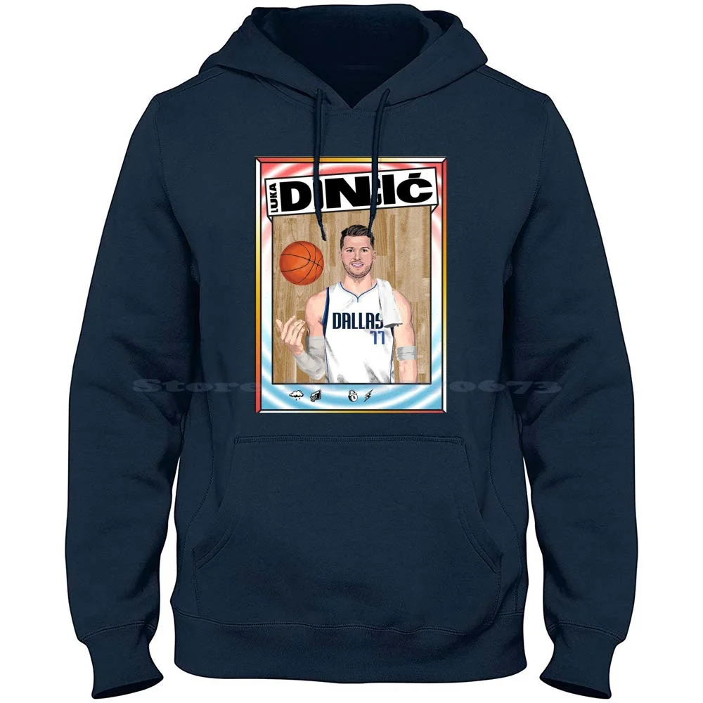 Tatu Doncic 100% Cotton Hoodie T Shirt Luka Doncic Luca Doncic Don ? I ? Slovenian Ljubljana National Basketball Association B