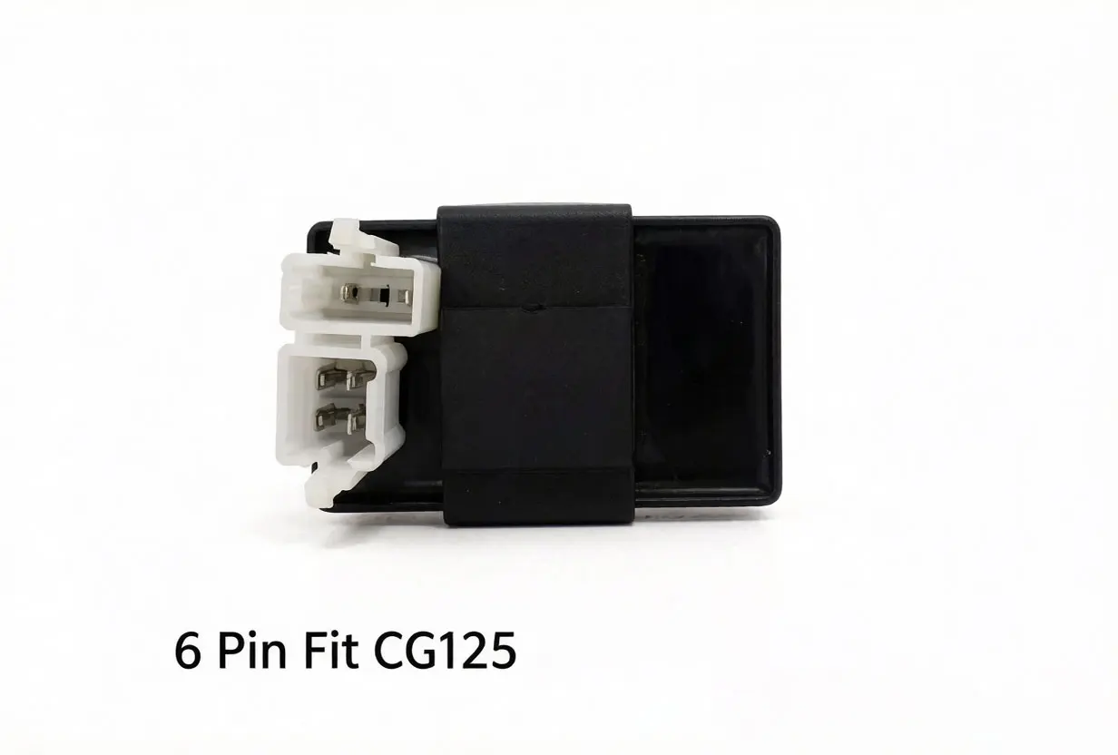 6 Pin AC CDI Igniter Box Fit For CG125 125cc Push Rod Motorcycle Alternating Current Ignition Control Module Ignitor Unit Replac
