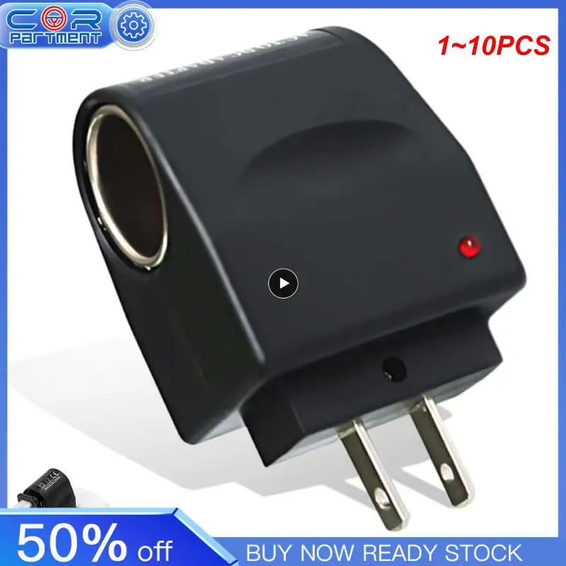 1~10PCS 12V Car Cigarette Lighter Adapter Power Socket Automobile Vehicle Cigarette Lighter Power Plug 220V Car Accessories