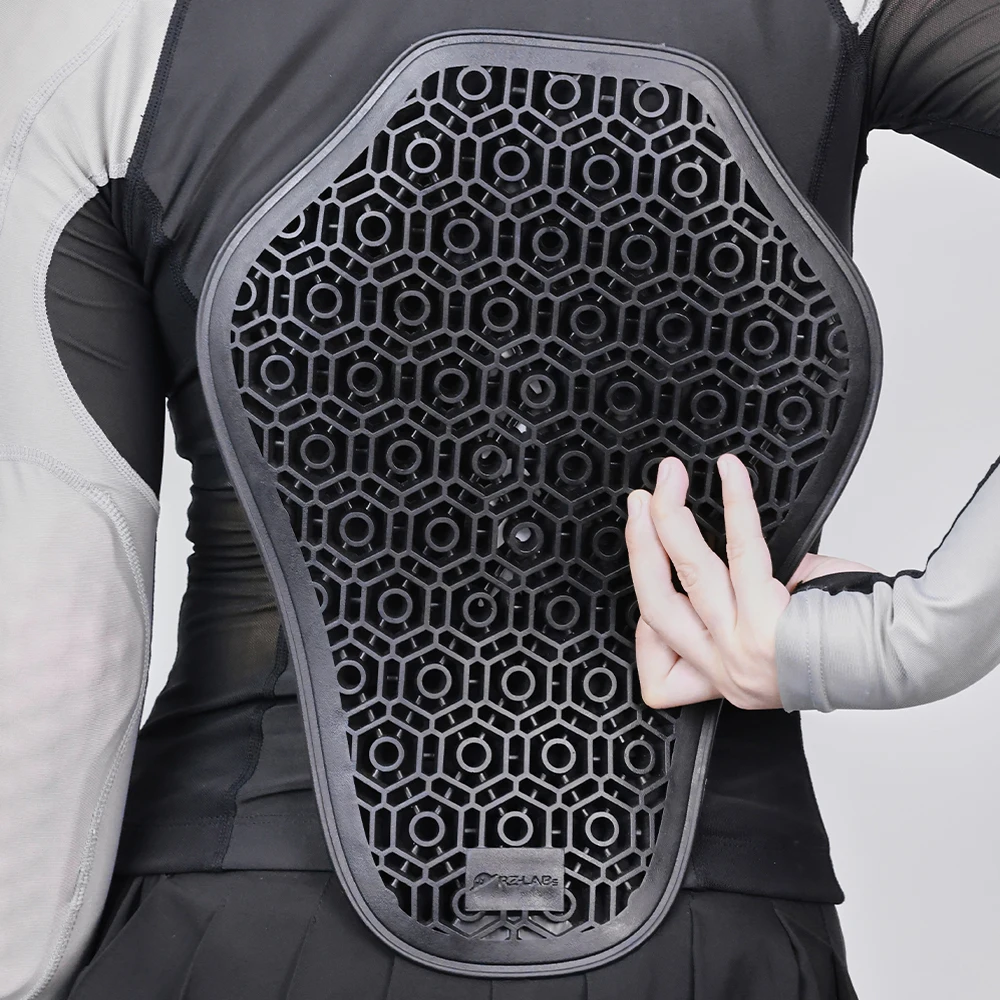 WOSAWE Motorcycle Armor CE certified Jacket Insert Back Protector High elasticity Rider Armor Back Spine Protective Pad