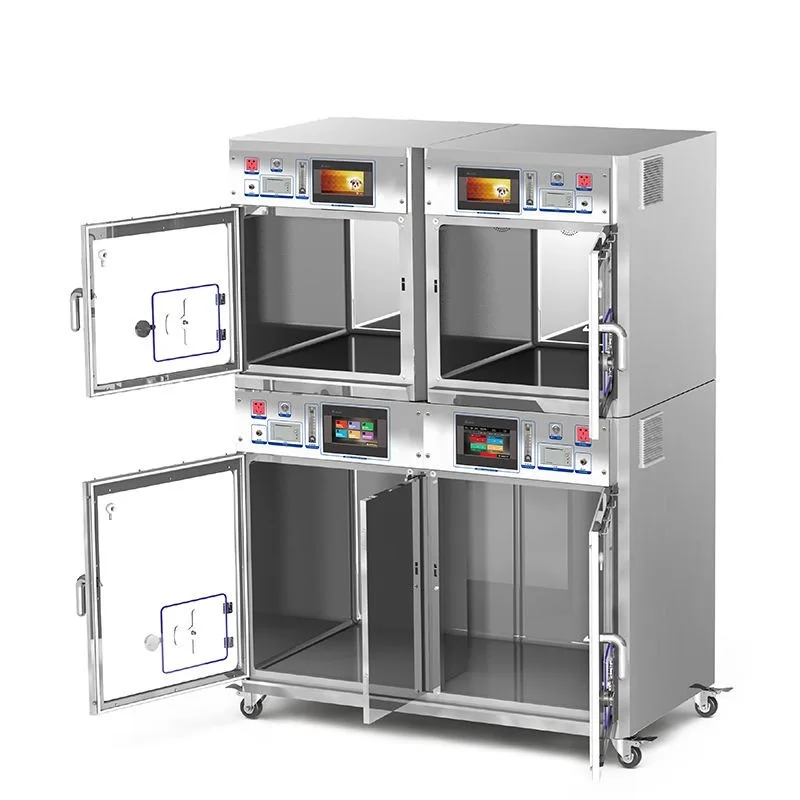Veterinary ICU Cage Pet Incubator Chamber Animal Emergency Battery Cages for Dog Breeding Pet Incubator Veterinary Instrument