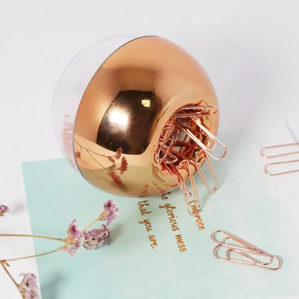 Distributeur de trombones magnétiques, support de trombone, galvanisé, rond, bureau