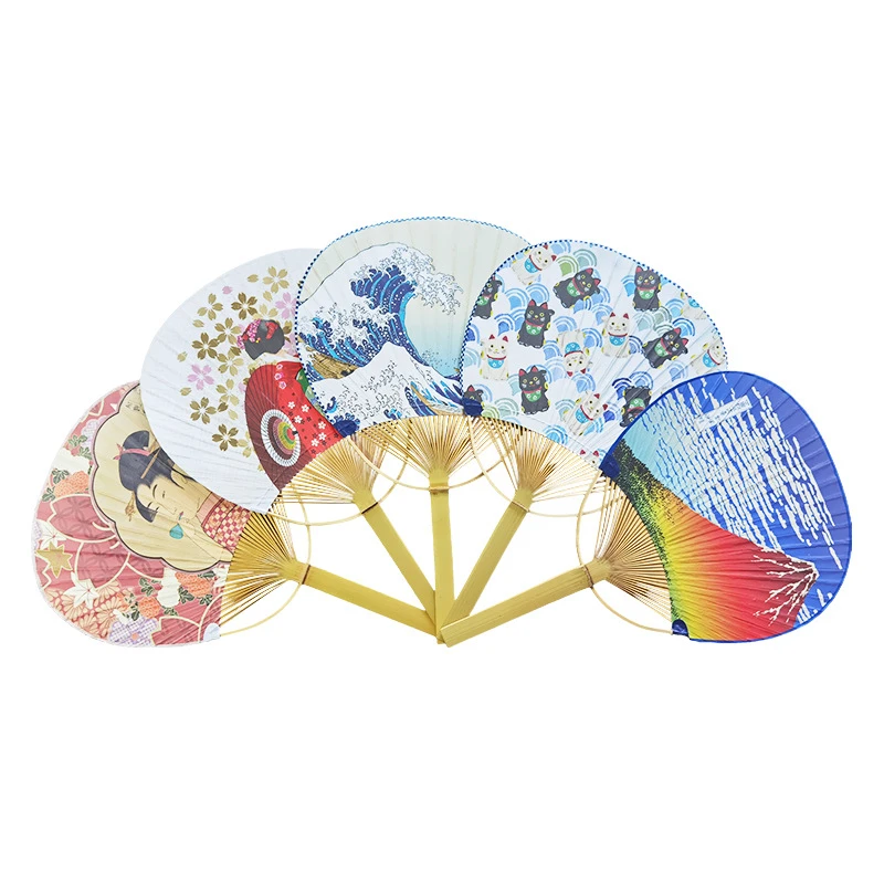 500pcs Customized bamboo Hand Fan - DIY Calligraphy Wedding Party Favors, Eco-friendly Summer Outdoor Birthday Decoration Gifts