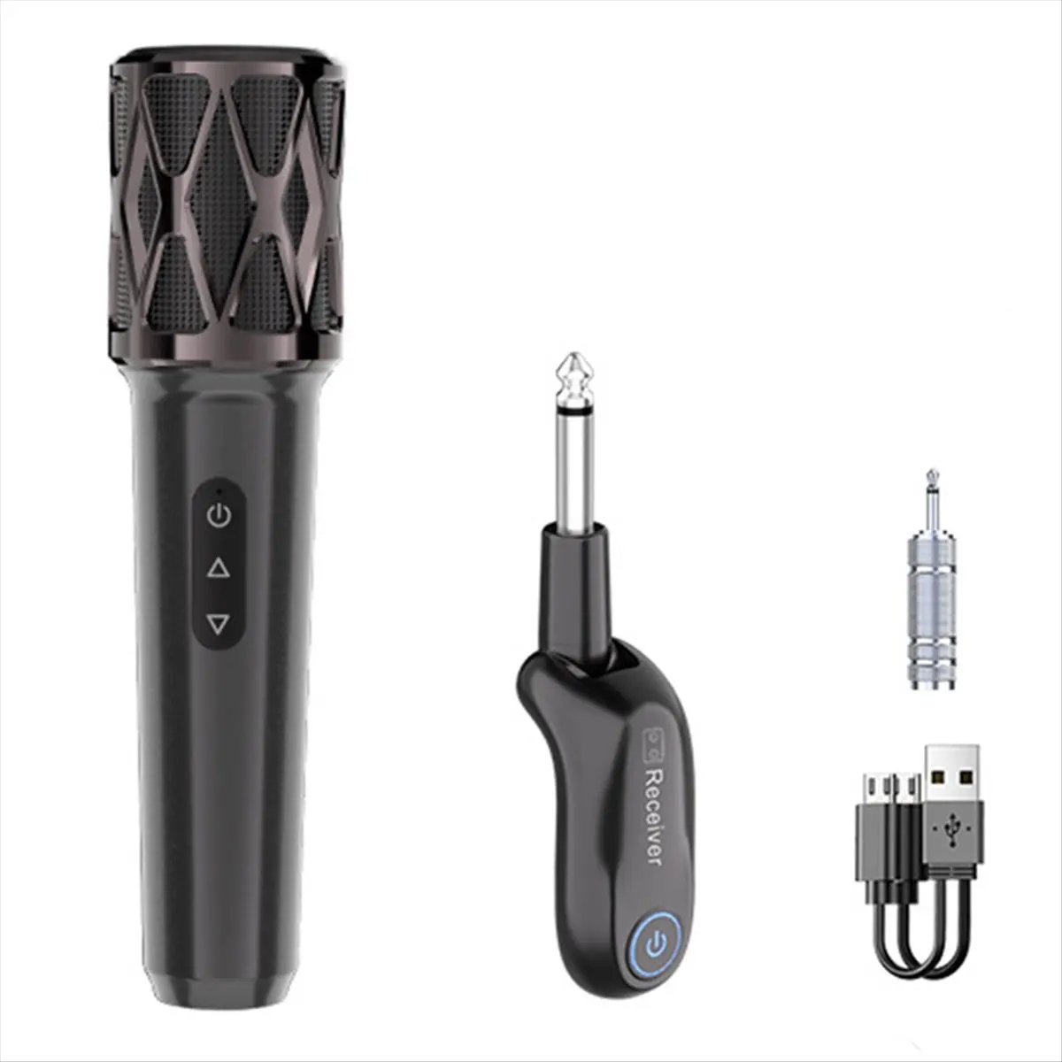 A48U Wireless Microphone 2.4G Fixed Frequency 1-1 Handheld Mic Micphone for Party Karaoke Professional Church Show Meeting