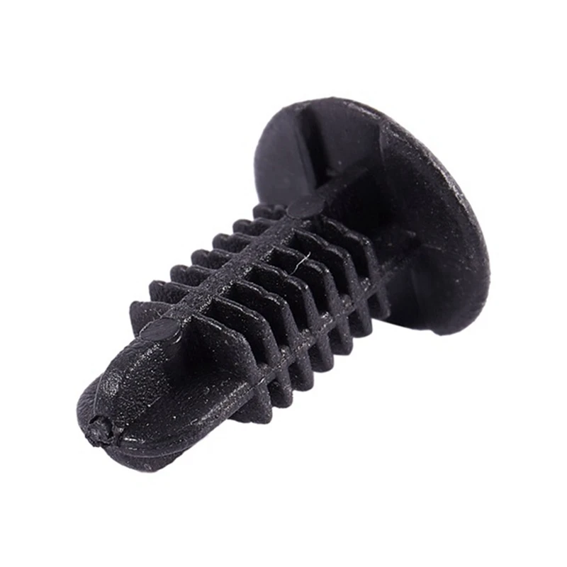 16Pcs Plastic Rivets Clip 4Mm X 5Mm X 15Mm Black & 30Pcs Plastic Bumper Mounting Rivet Body Trim Clip