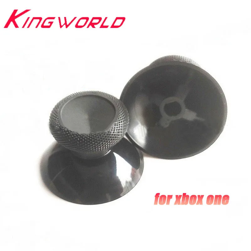 Higher quality 2PCS Black 3D joystick cap for xbox one s x game controller repair replacement accessories