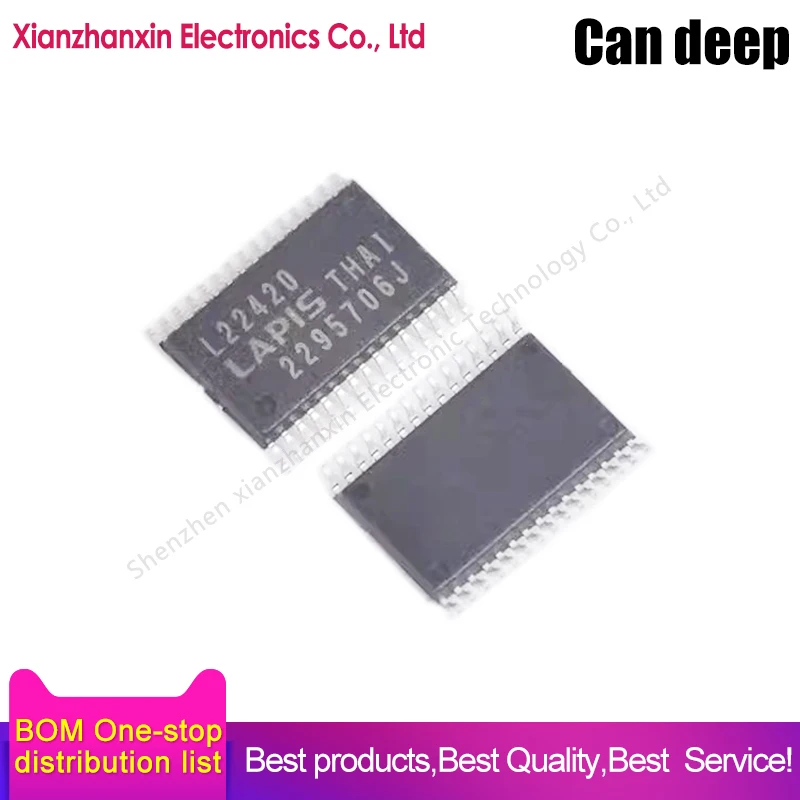 1pcs/lot ML22420MBZ03A Screen printing L22420 SSOP30 Voice chip IC in stock