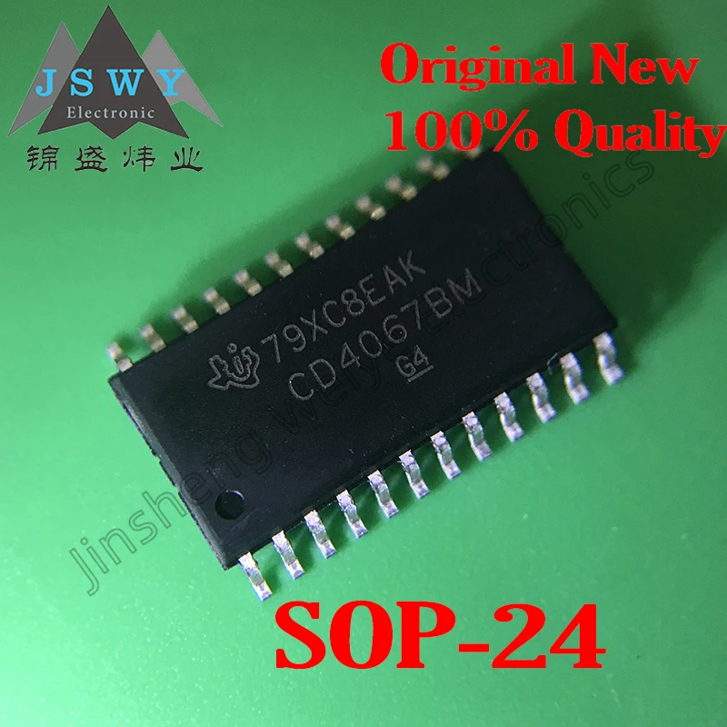 

Latest 2023+ CD4067BM96 CD4067BM CD4067 Imported Original SOP24 Single 16-way Switching Circuit Chip 5~30PCS Free Shipping IC