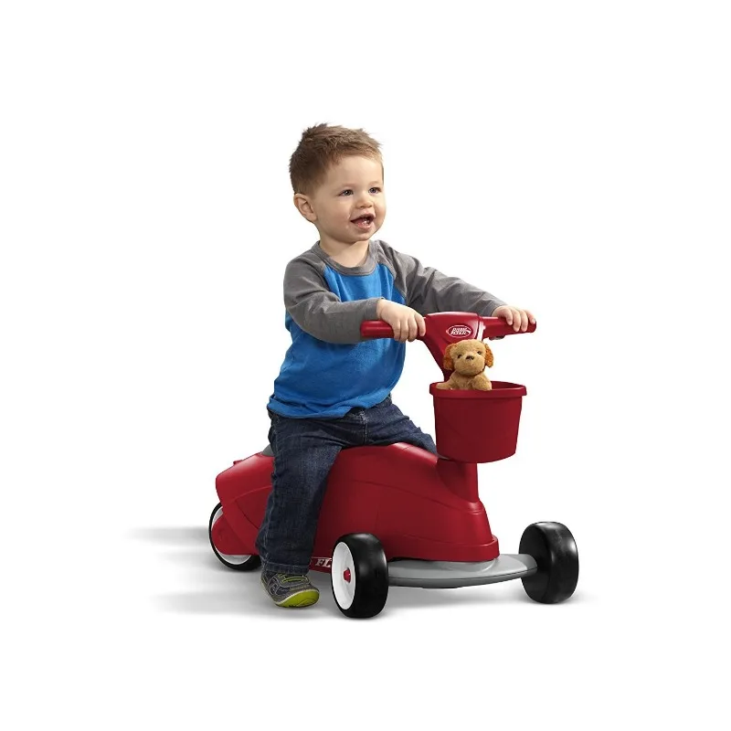 Children\'s three-wheeled scooter baby two-in-one scooter Multi-function