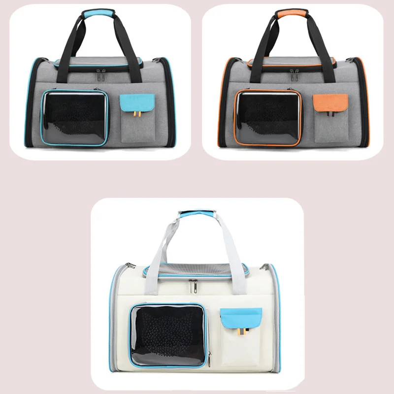 Imagem -06 - Grande Espaço Respirável Pet Transportadora Mochila Bolsas de Viagem do Cão Gato Bolsa Transportadores para Cães Pequenos e Gatos Suprimentos de Saída