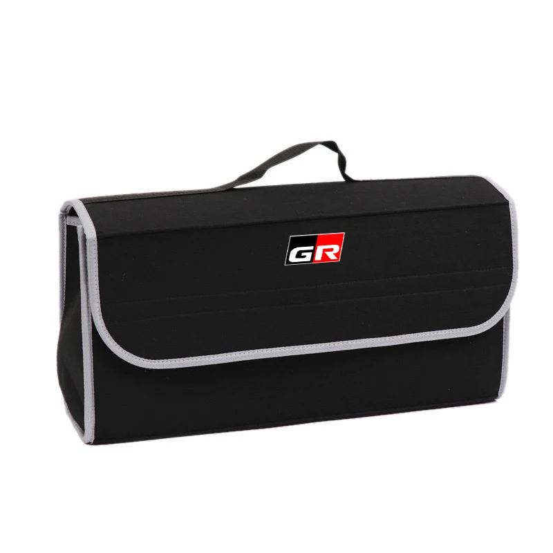 Car Trunk Large Capacity Folding Storage Box For Toyota GR Yaris Sport Gazoo Racing Corolla Supra 86 Hilux C-HR Cross RAV4 Prius