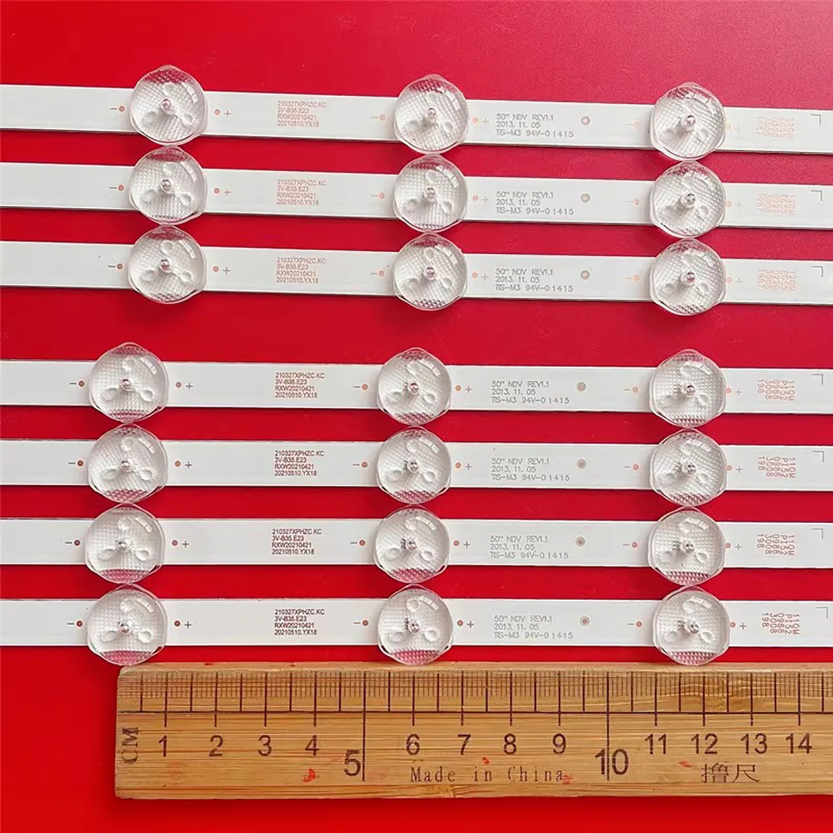 LED Backlight Strip 9lamps for HITACHI 50HYT62U VESTEL 50'' NDV REV1.1 TX-50A300B TX-50A300E VES500UNDC-2D-N01 VES500UNDA